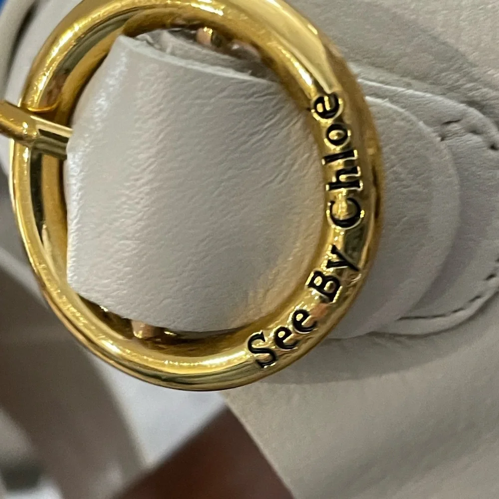 Women’s Natural Millye Block Heels Sandals by Sea By Chloe Size EU 38 / US 7.5. - Picture 9 of 11